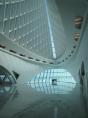 Quadracci Pavilion - Интериор на Музия за изкуство в Милуоки, проектиран от Калатрава